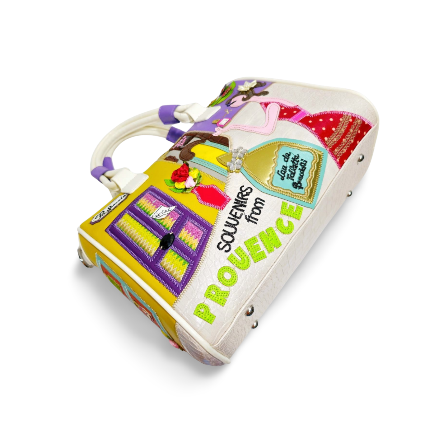 White France Inspired Embroidered Doctor’s Bag